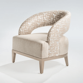 Trueliving Royal Cream Chair Living Room H 34 x W 27 x D 31.5